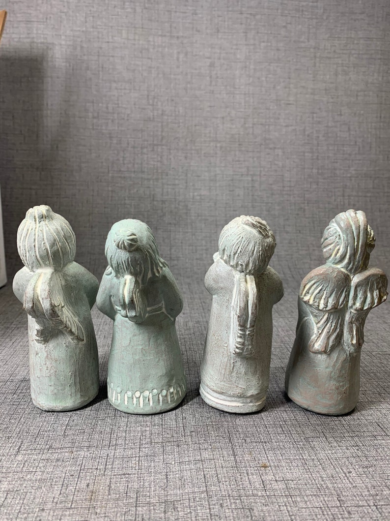 Isabel Bloom Angel Statues vintage angel statues 1980s Etsy