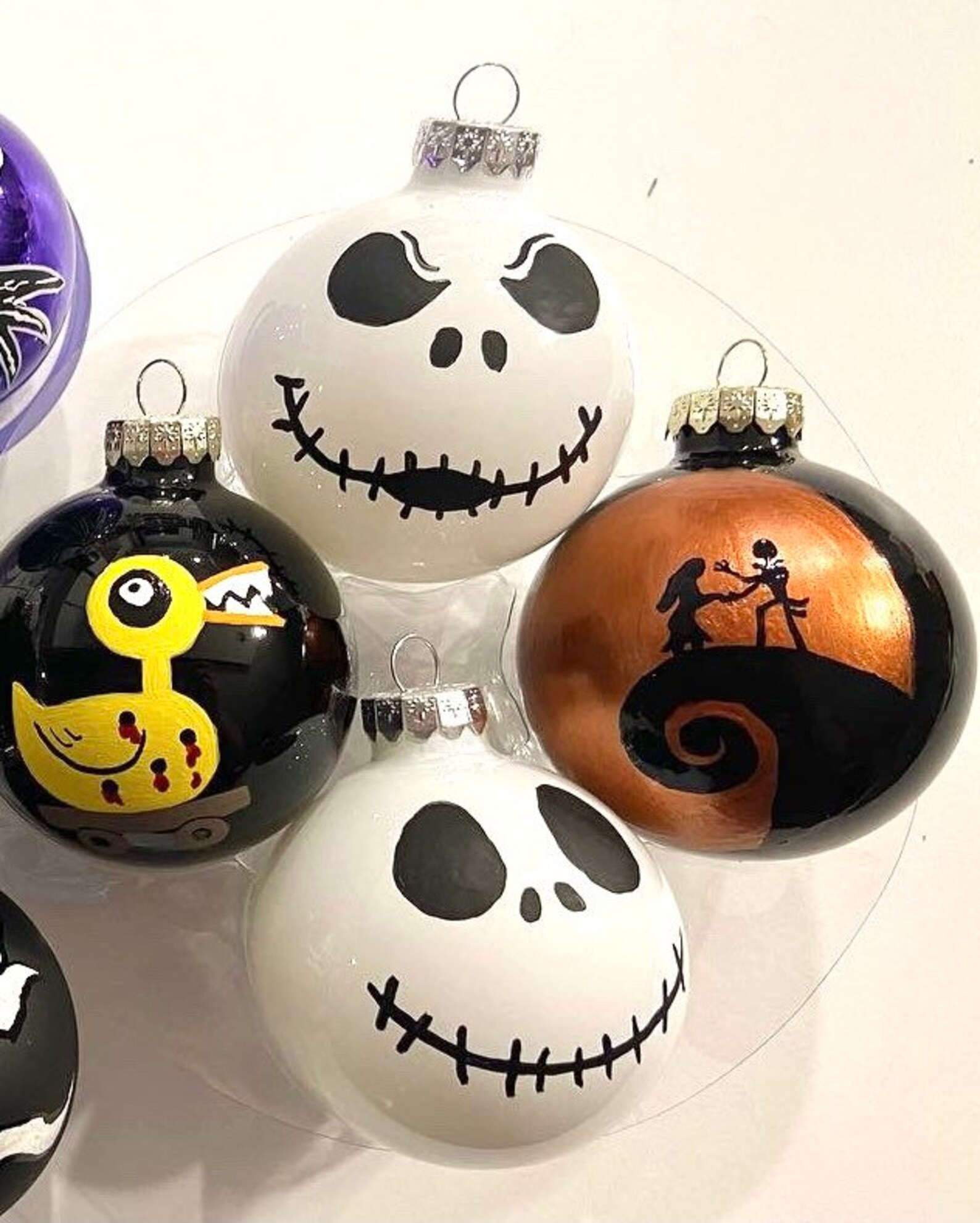 Nightmare Before Christmas Ornament Set Etsy