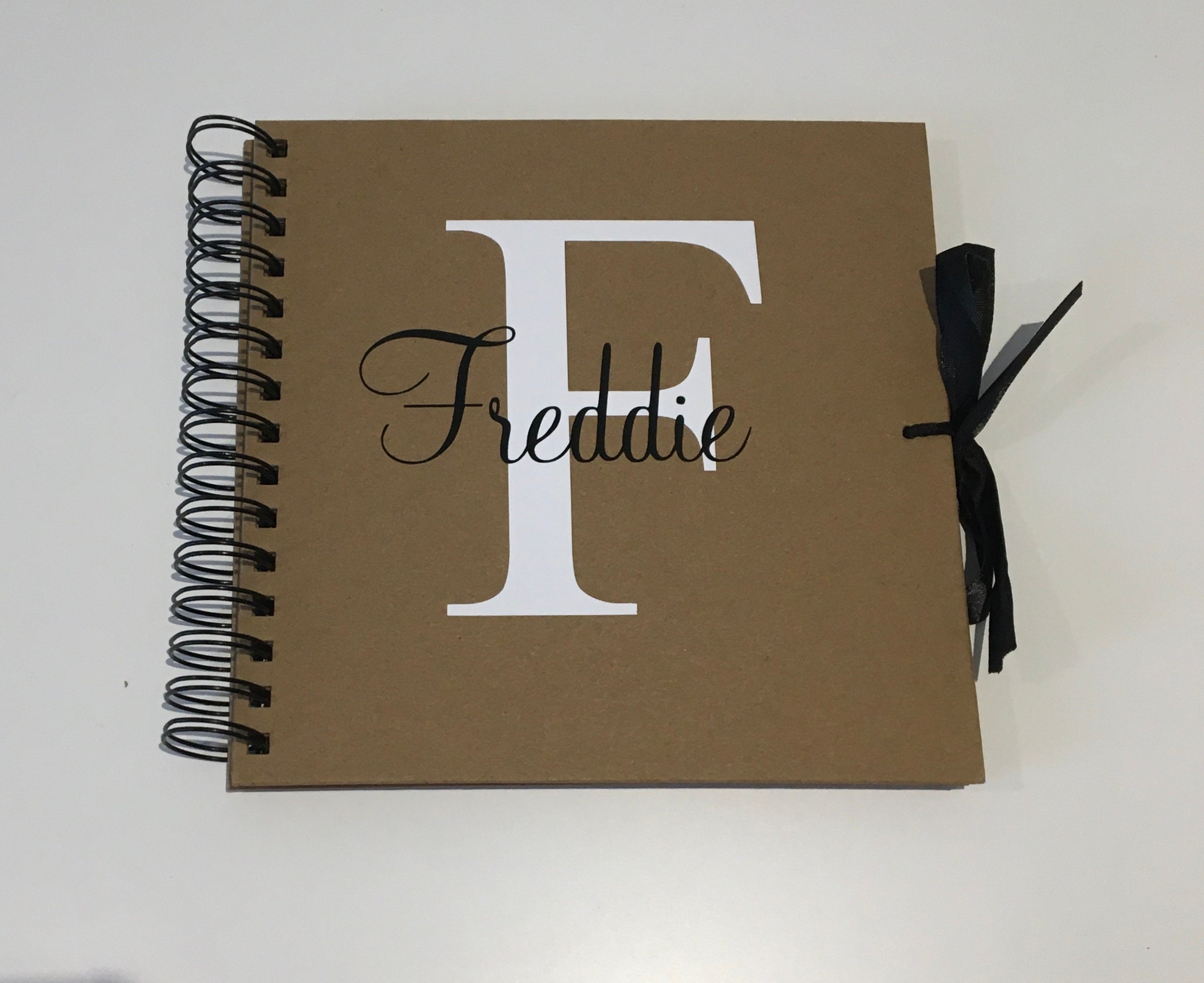 Personalised Name Scrapbook Initial Photo Album Custom Made Etsy UK