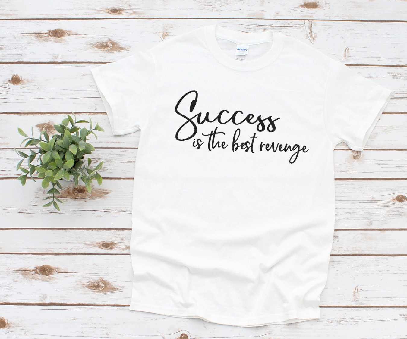 Success is the Best Revenge T-shirt Slogan Tee - Etsy