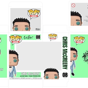 Custom Box Funko Pop / Personalized Funko Pop Box / Editable PSD Digital File
