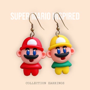 Earrings Inspired Super Mario