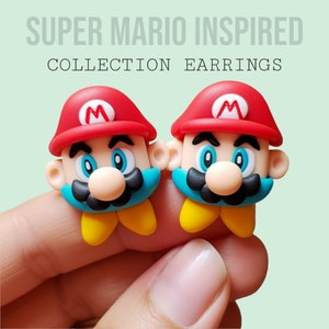 Earrings Inspired Super Mario