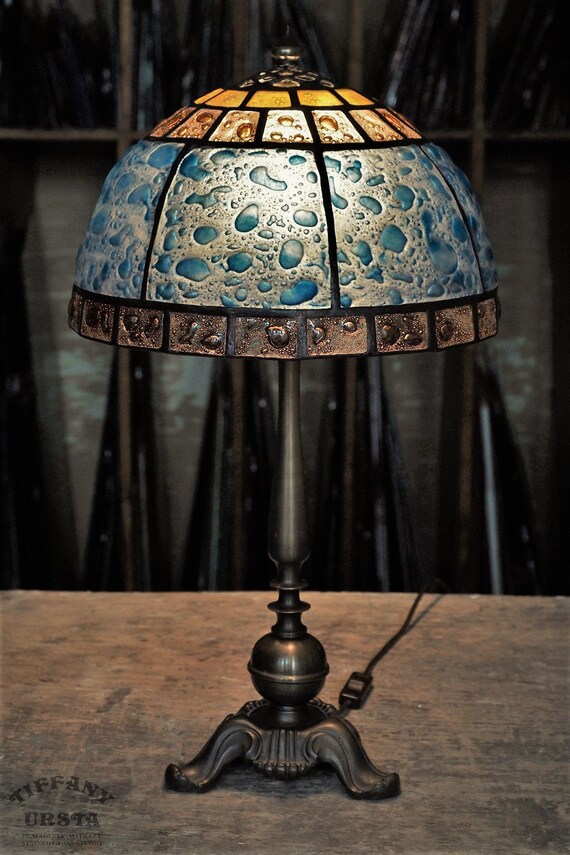 Vintage stained 2024 glass lamp shades