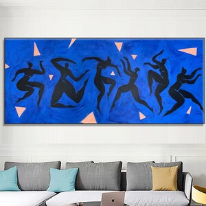 Large Abstract Figurative Oil Paintings On Canvas Textured Minimalist Painting Human Fine Art Handmade Painting for Home Decor image 1