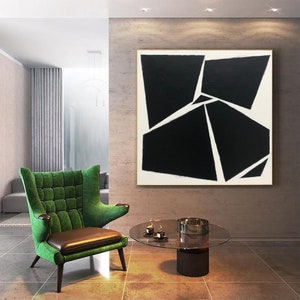 Original Abstract Painting Modern Geometric Wall Art - Etsy