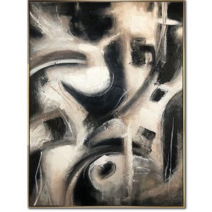Large modern painting original, Handmade art on canvas, Original textured oil painting on canvas