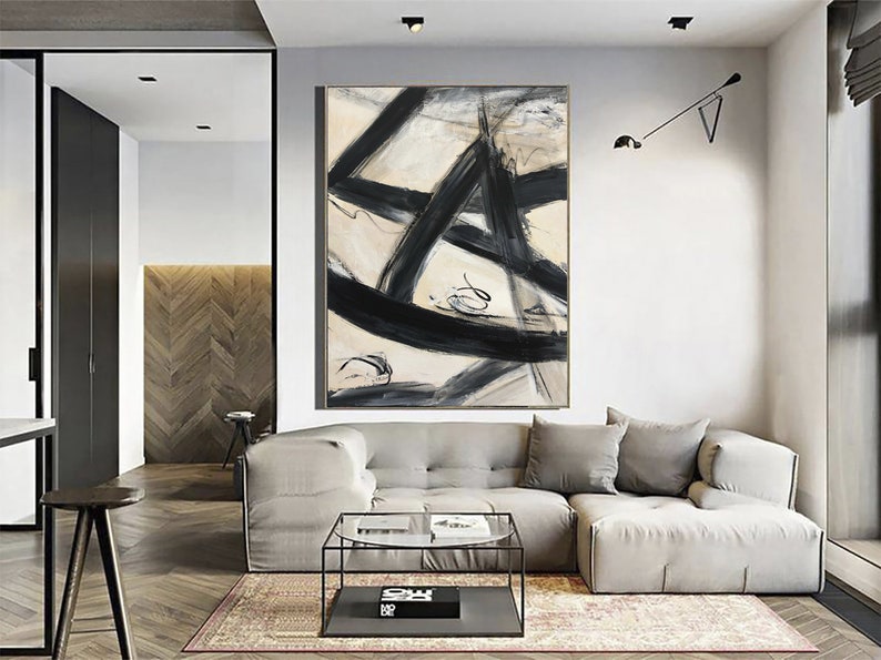 wallpapers Contemporary Large Living Room Wall Decor canvas beige wall art