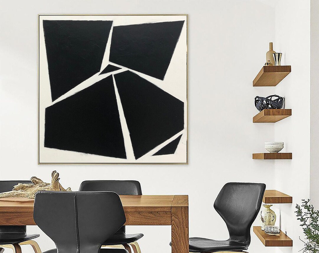 Original Abstract Painting Modern Geometric Wall Art - Etsy