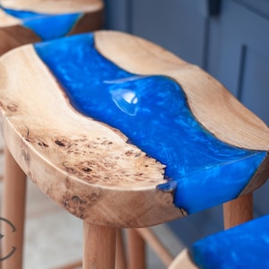 Epoxy resin bar stool sale