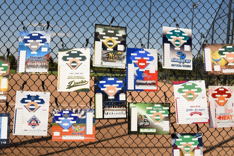 9"x12" Metal Custom Dugout Lineup Board image 2