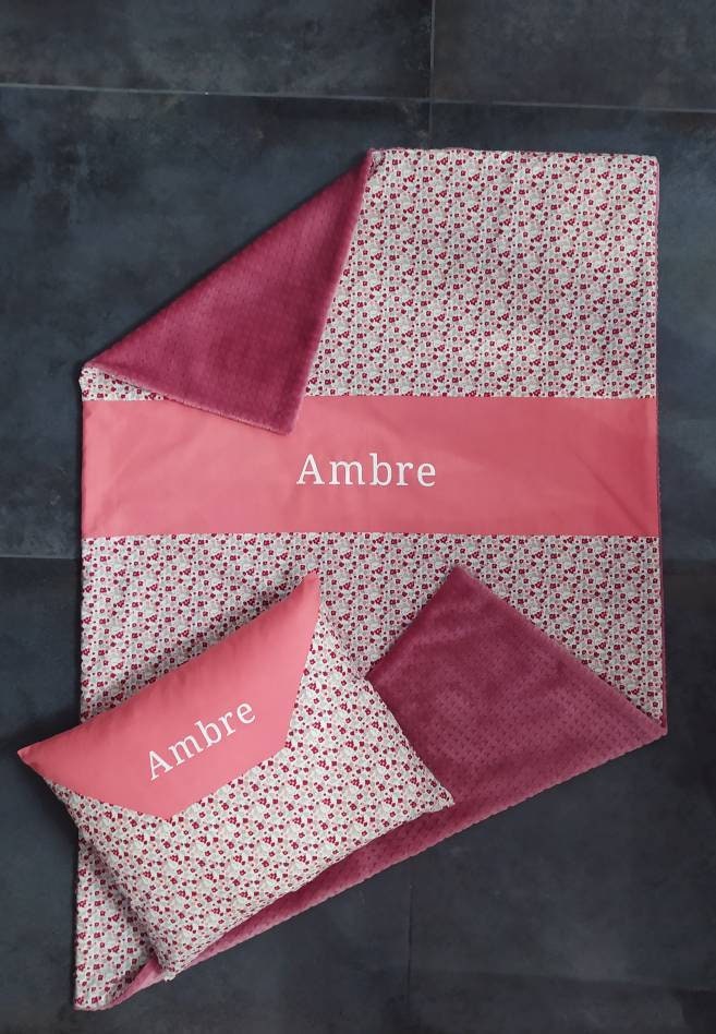 Couverture Personnalisée Pour Bébé/ Plaid Personnalisé