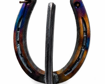 Horseshoe Wall Hook | Handcrafted Rustic Coat Hook | Key Holder | Towel Hook | Hat Hook | Western Farmhouse Decor
