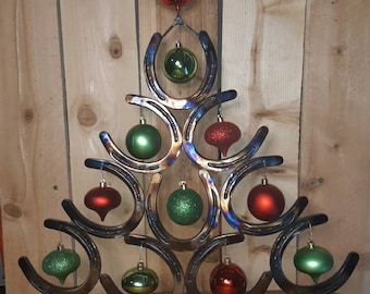 Horseshoe Lucky Christmas / Xmas Tree 4 tier