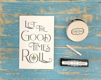 Rolling Card / Cannabis Gifting Card / Good Times / Rolling Tray / Rolling Papers / Weed Card / Weed Accessory / Stoner / Ganja / Hemp