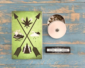 Rolling Card / Cannabis Gifting Card / WASHINGTON / Rolling Tray / Rolling Papers / Puff Card / Weed Card / Weed Accessory / Stoner Card