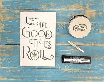 Rolling Card / Cannabis Gifting Card / Good Times / Rolling Tray / Rolling Papers / Weed Card / Weed Accessory / Stoner / Ganja / Hemp