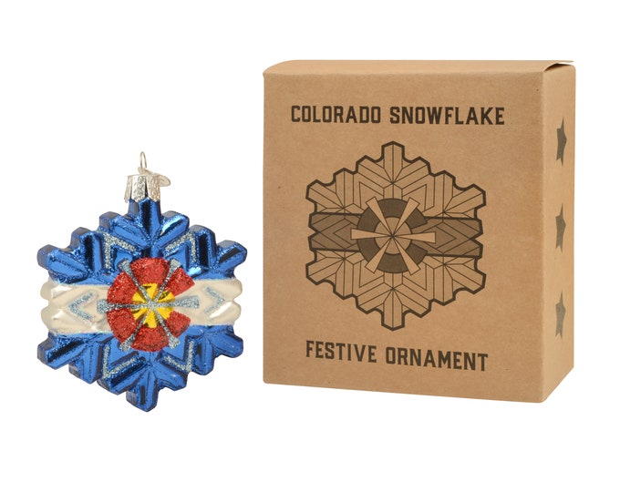 Colorado Snowflake Ornament