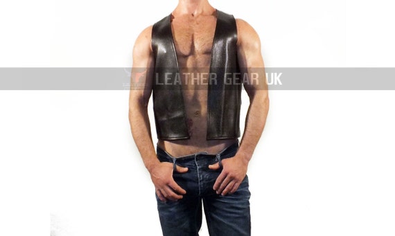 Steampunk leather vest clearance