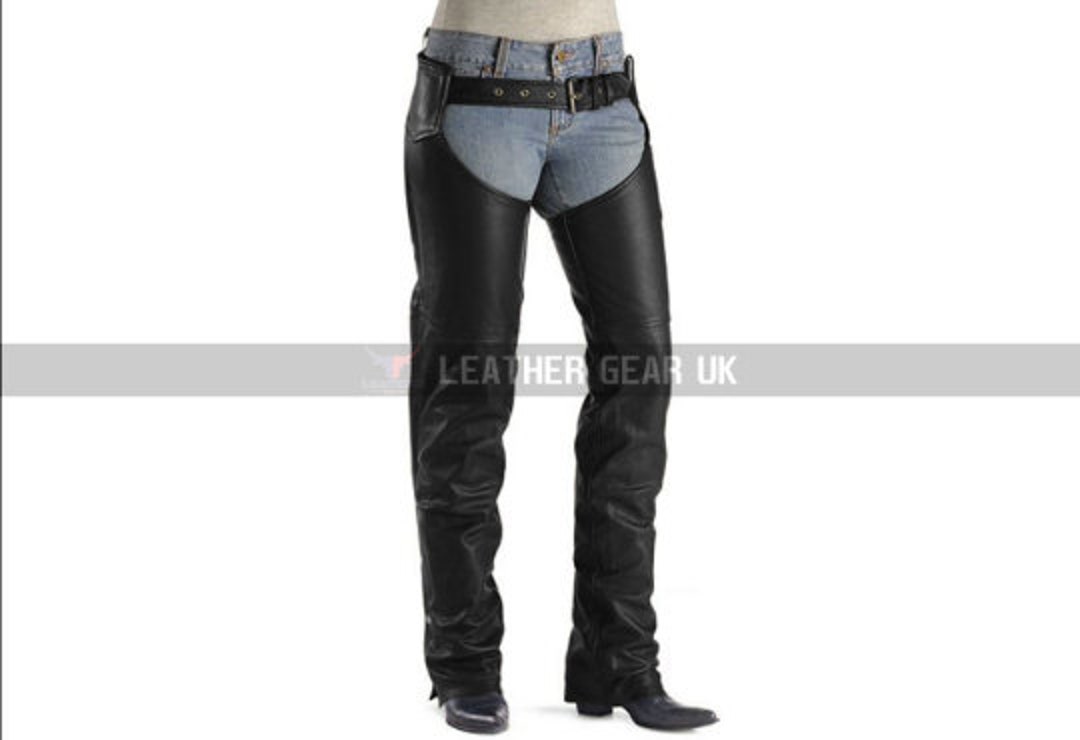 Riders Trend Reiterchaps Spaltleder Wildleder - Mini Chaps Mit YKK Reißverschluss - Elastische Kalb