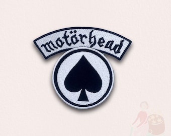 Motorhead Bastards Rock Band Metal Embroidered Iron//Sew on Patch appliqué