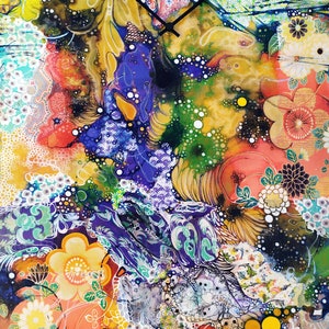 "MG.20" clock, mixed media on MDF