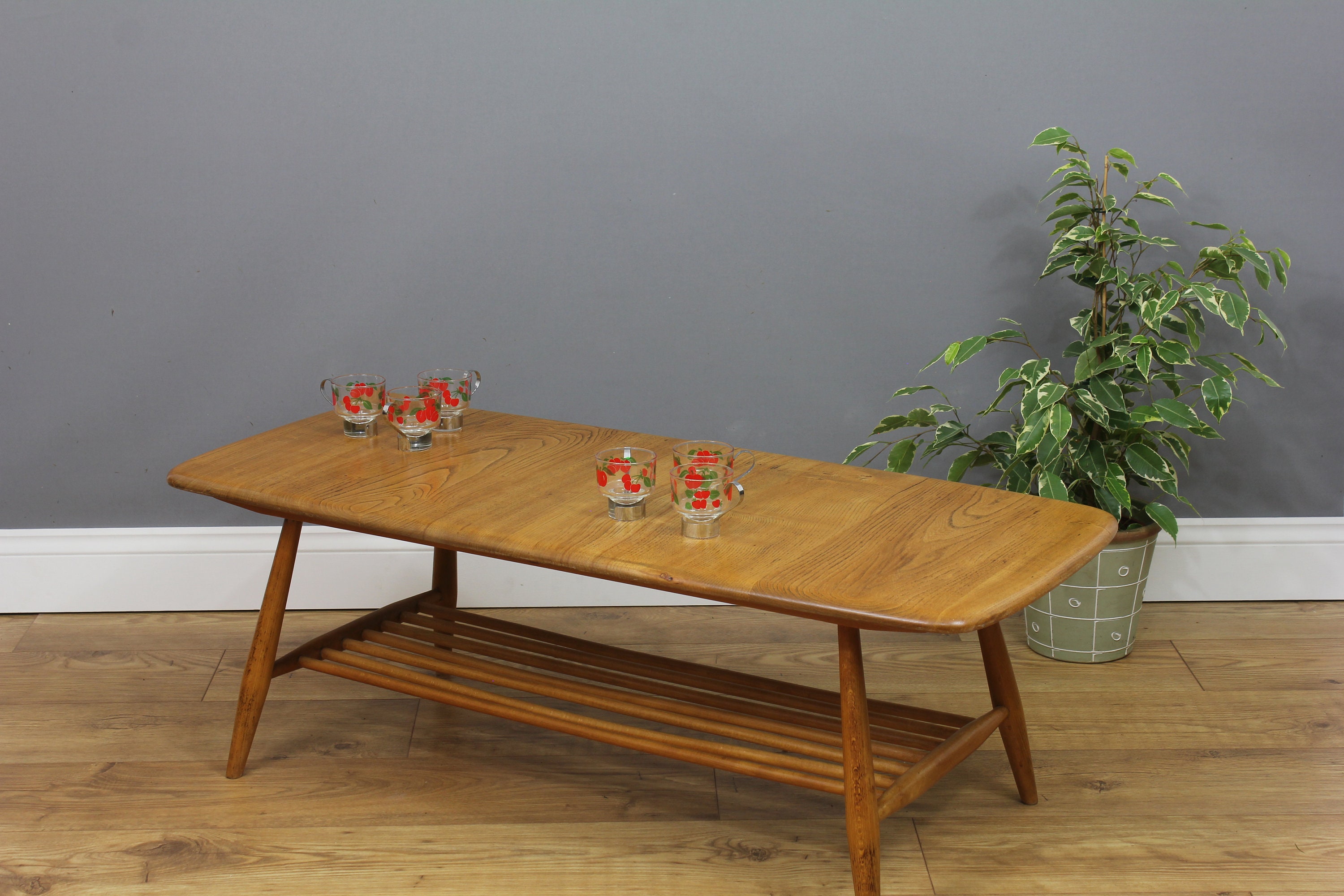Vintage Ercol Coffee Table. Windsor Model 459 beech and elm Etsy