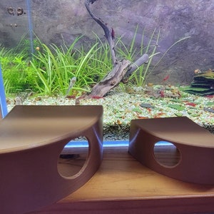 Corner Aquarium Cave Fish Hide