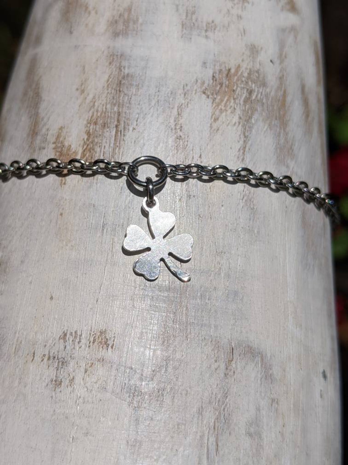 Beautiful Stainless Steel Shamrock Four Leaf Clover Charm Etsy