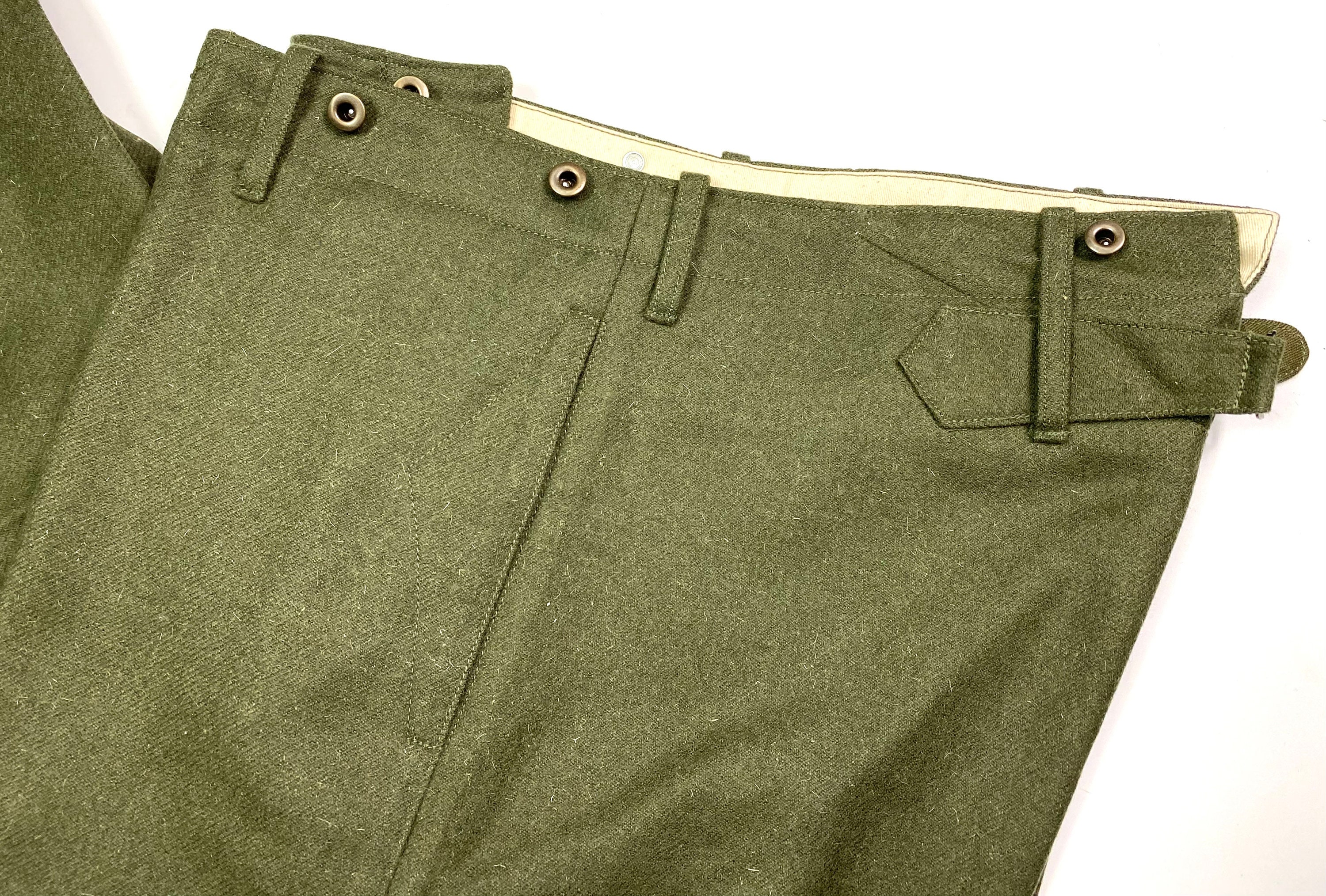 K様　PHEENY wool twill military easypants Army Wool Trouser Original French Military Uniform Dress