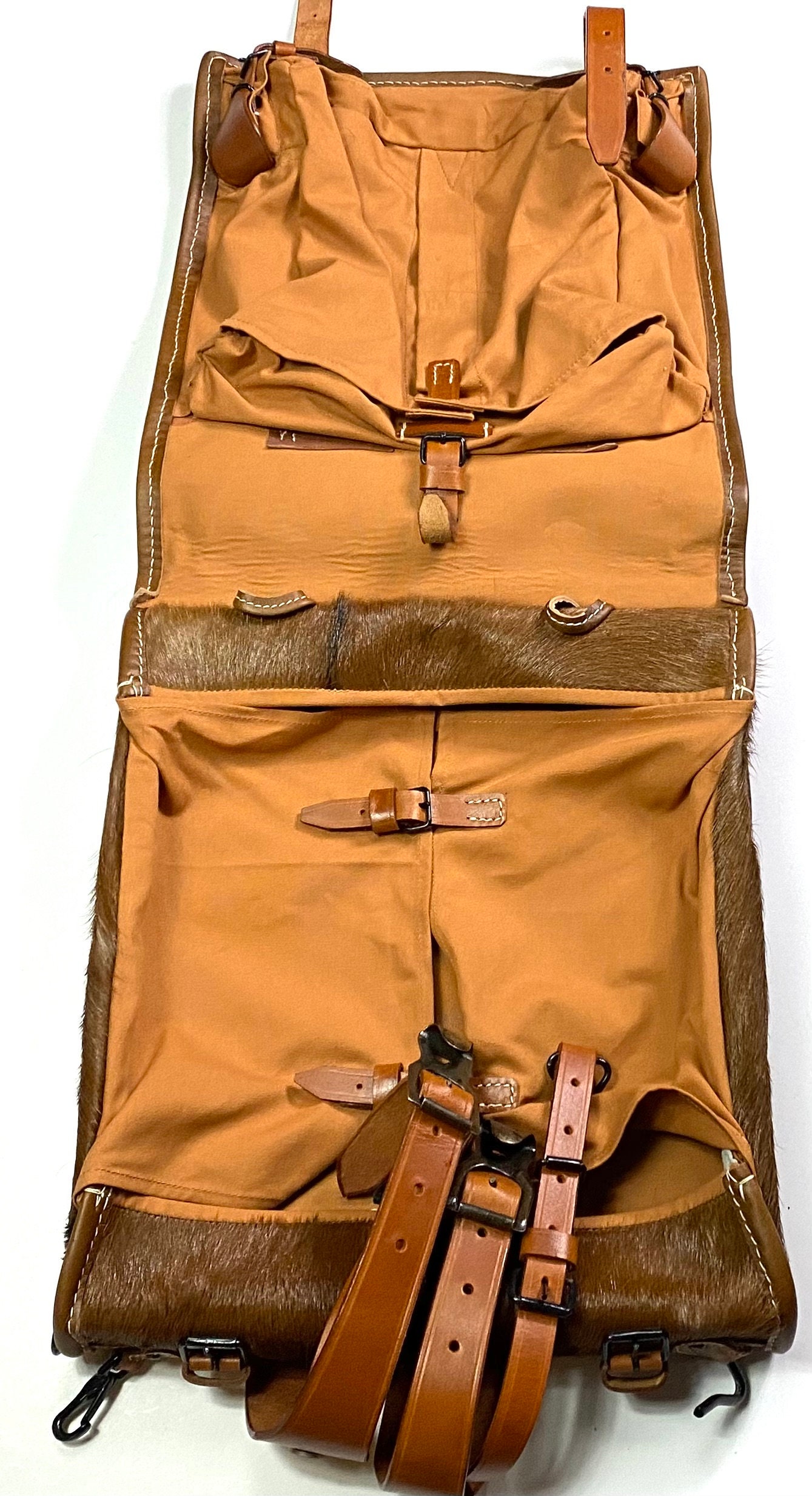 WWI German M1895 Pony Fur Tornister Combat Field Backpack