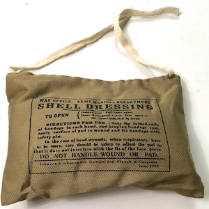 WWII US British First Aid Shell Field Dressing bandage