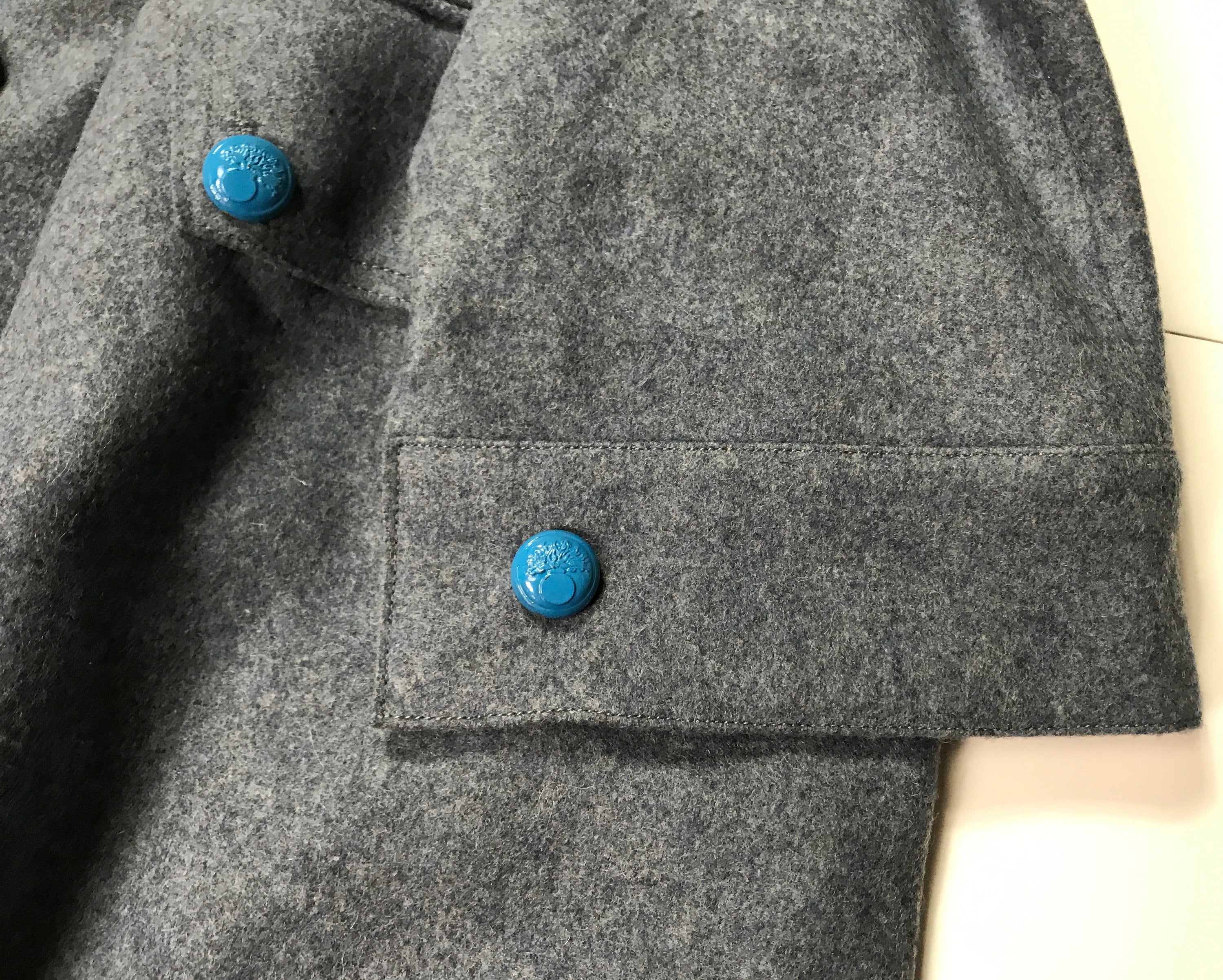 WWI French M1915 Horizon Blue Winter Wool Overcoat Greatcoat - Etsy