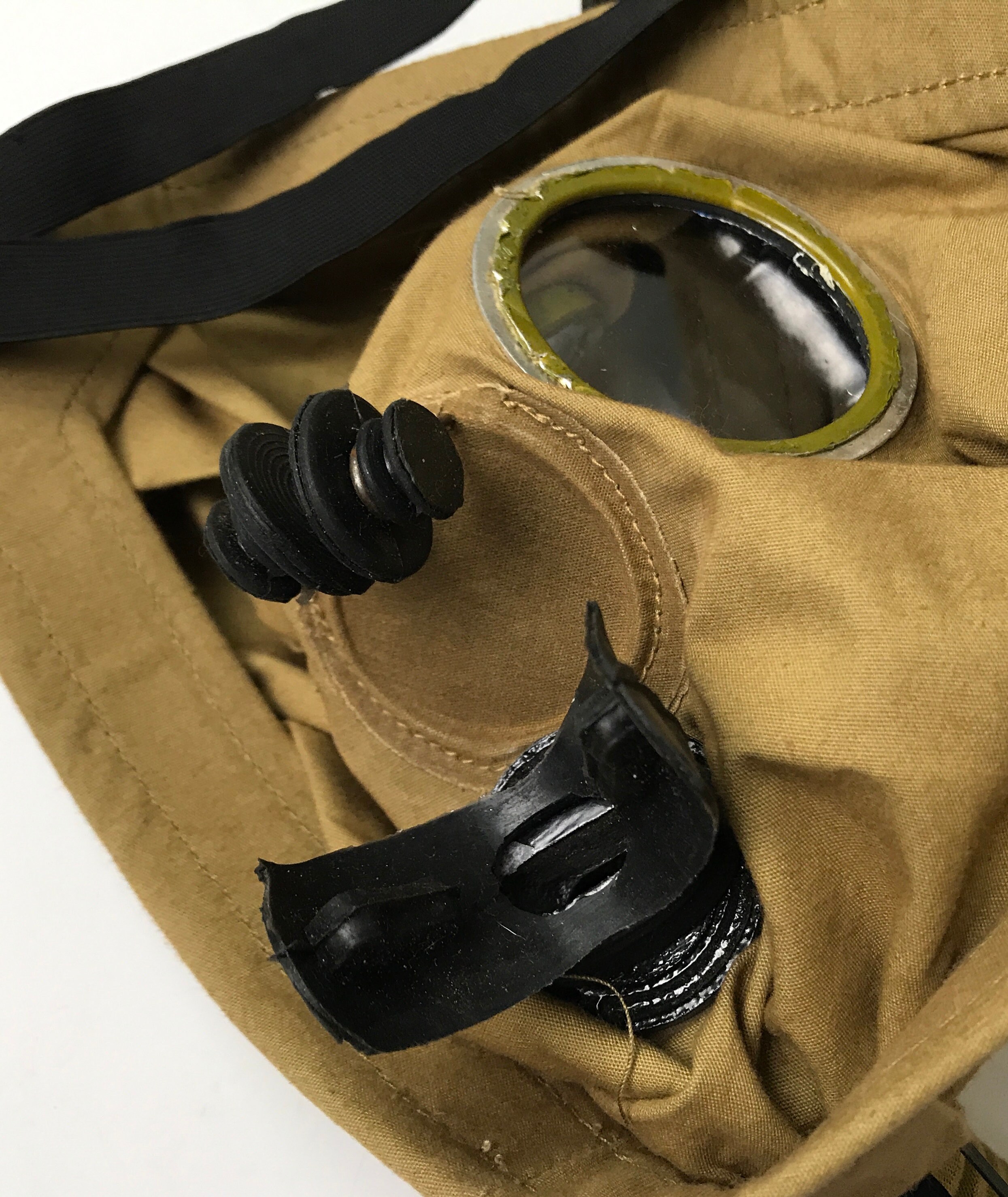 アンティーク品　第一次世界大戦　アメリカ陸軍歩兵　M1917 SBRガスマスク 第一次世界大戦アメリカ陸軍歩兵M1917 SBRガスマスク＆キャリー
