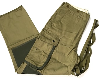 WWII US Army Airborne Paratrooper M1942 Reinforced Jump Trousers