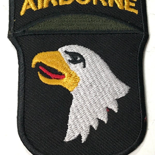 WWII US 101st Luftlande Fallschirmjäger Jacke Shirt Hülle Insignia Aufnäher