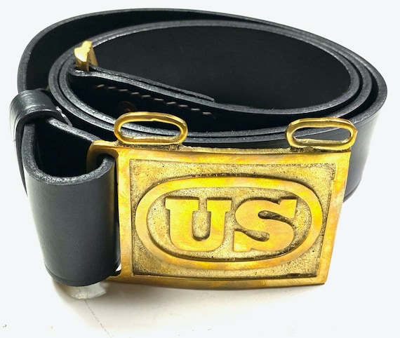 US Army M1874 Equipment Waist Belt & Buckle- Fits 32-44 Inch