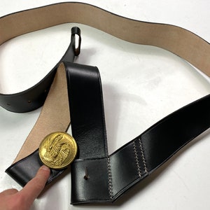 Civil War US Union Equipment NCO Field Baldric Belt & Buckle