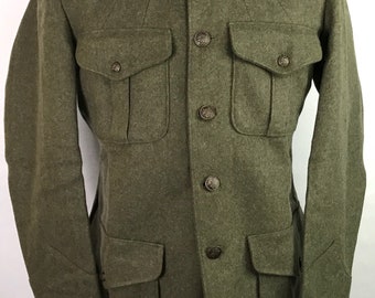WWI USMC Marine P1917 Wool Tunic - Etsy
