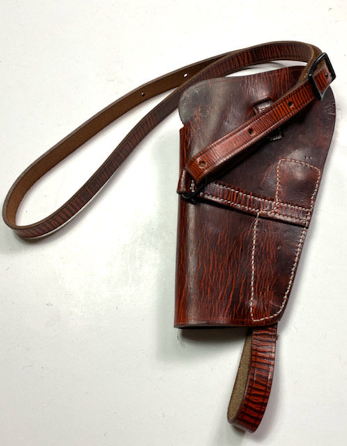 WWII US .45 Pistol M3 Shoulder Holster-brown Top Down Leather - Etsy