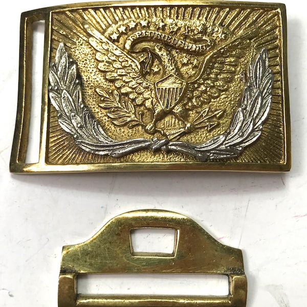 Civil War Belt Buckle Union Etsy