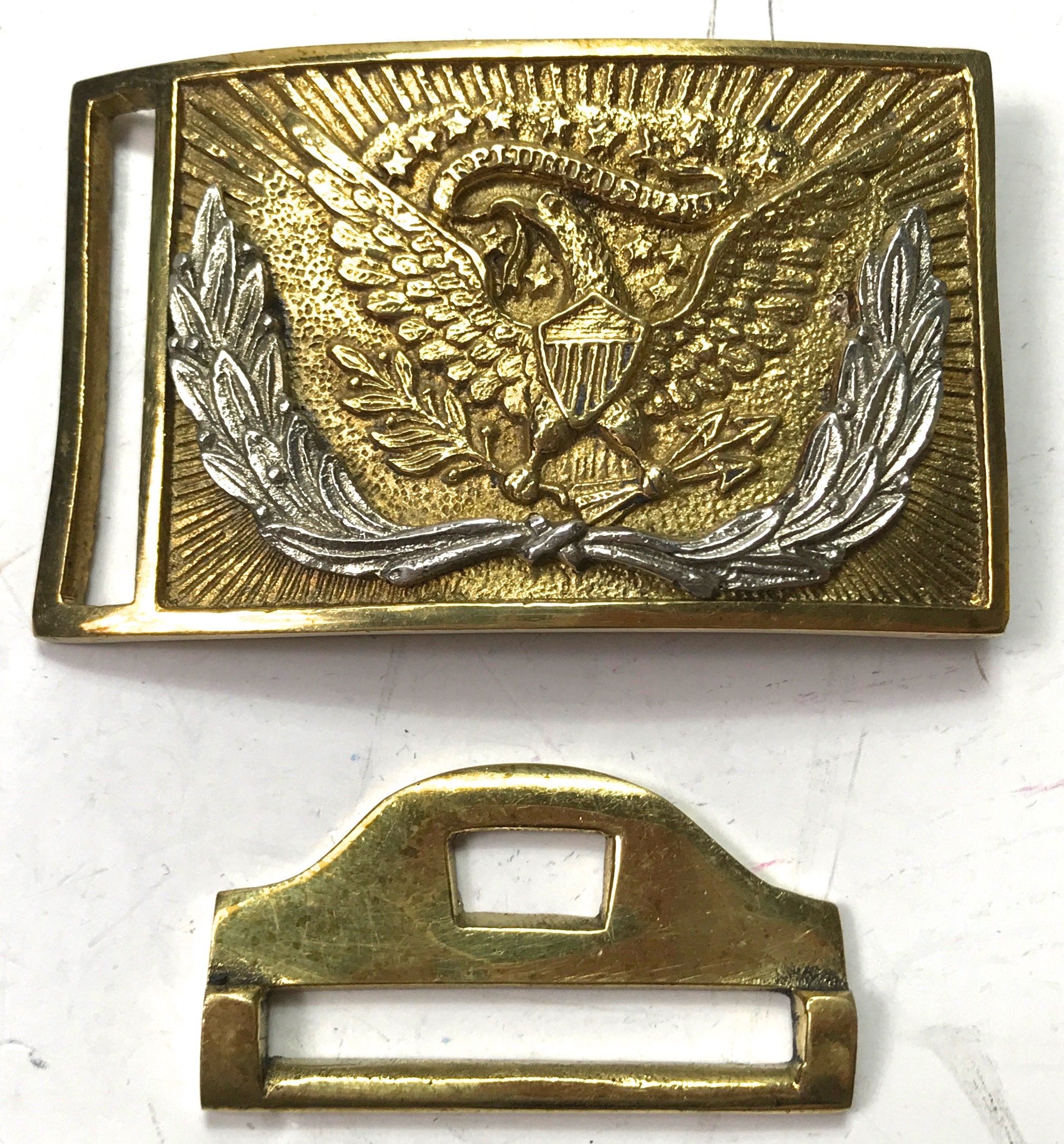 Civil War Marine Belt Buckle With Eagle and Anchor Antique Vintage Style -   Canada