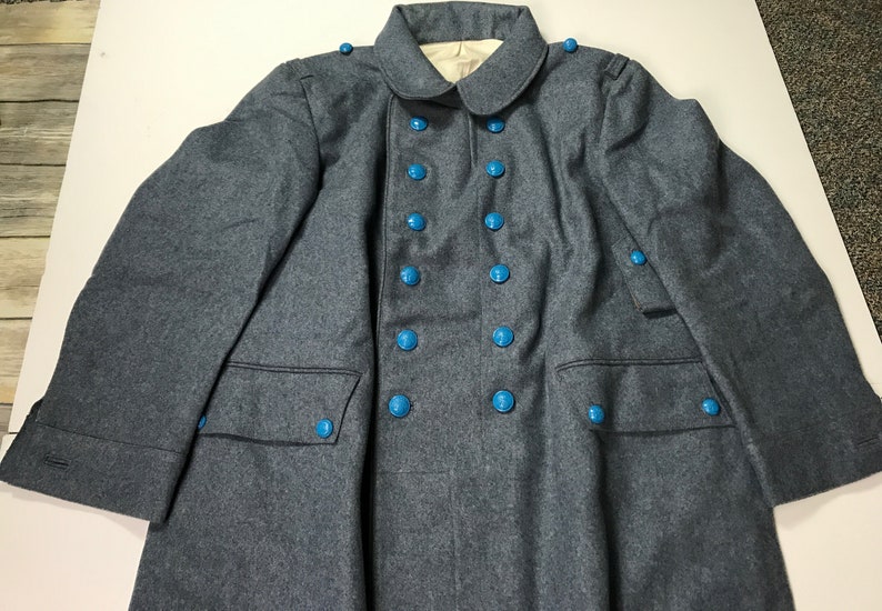 WWI French M1915 Horizon Blue Winter Wool Overcoat Greatcoat - Etsy ...