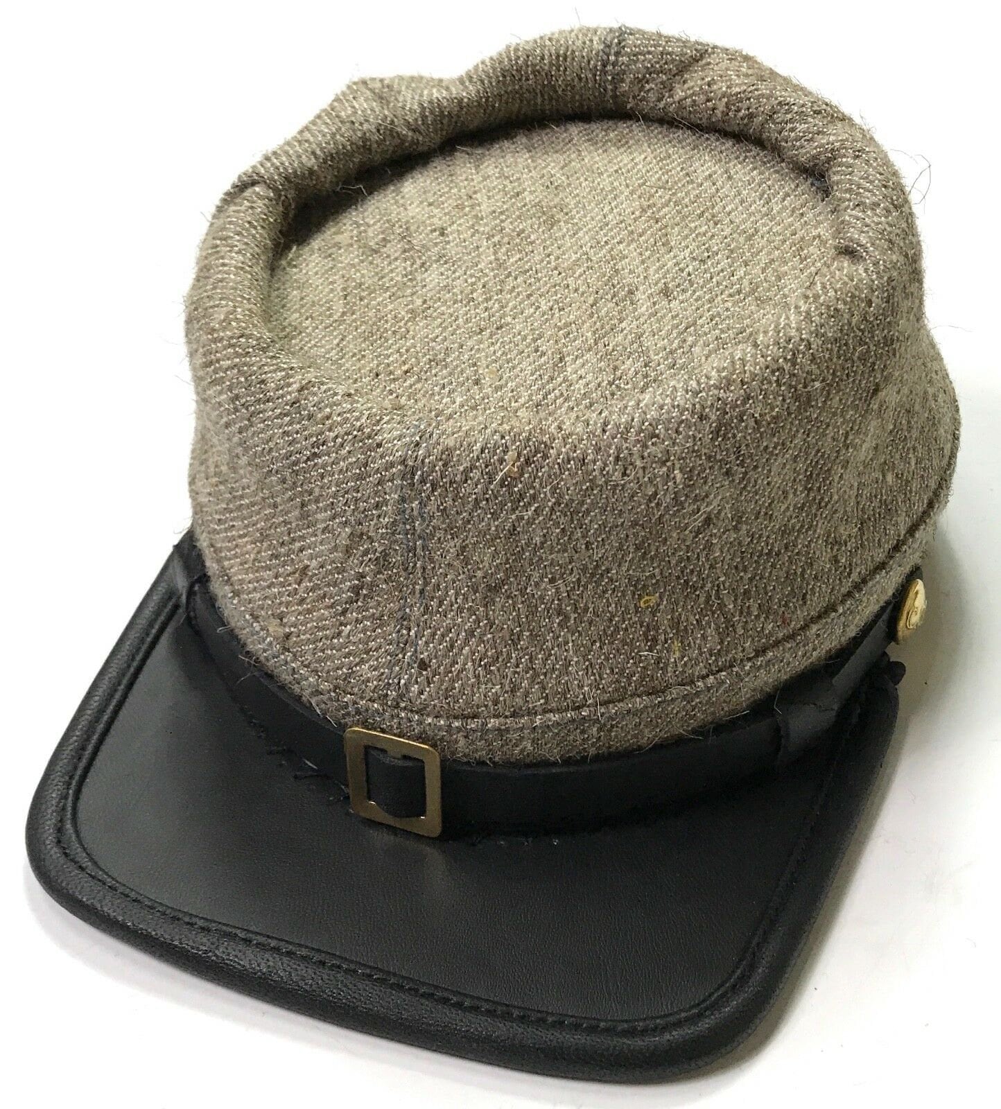 Civil War CSA CS Confederate Enlisted Infantry Jean Wool Kepi Cap