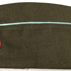 WWII US Army Airborne Paratrooper Mid War Overseas PX Cap W/ Patch