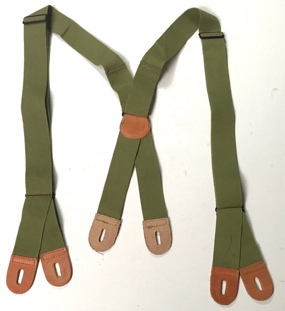 LUCKYLINE1945 WWII US Army M1943 M43 Trousers Suspenders