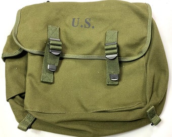 WWII US M1936 M36 Airborne Paratrooper Musette Jump Bag-OD#7