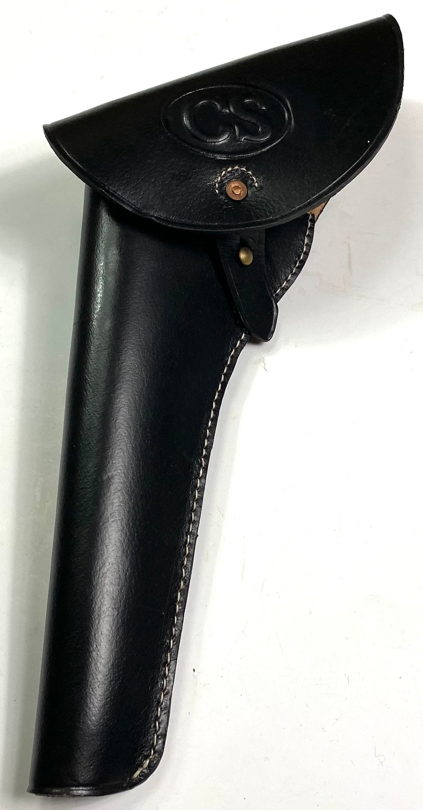 Civil War CS Confederate M1858 M1860 Colt Remington Pistol Revolver Holster- "CS STAMPED"