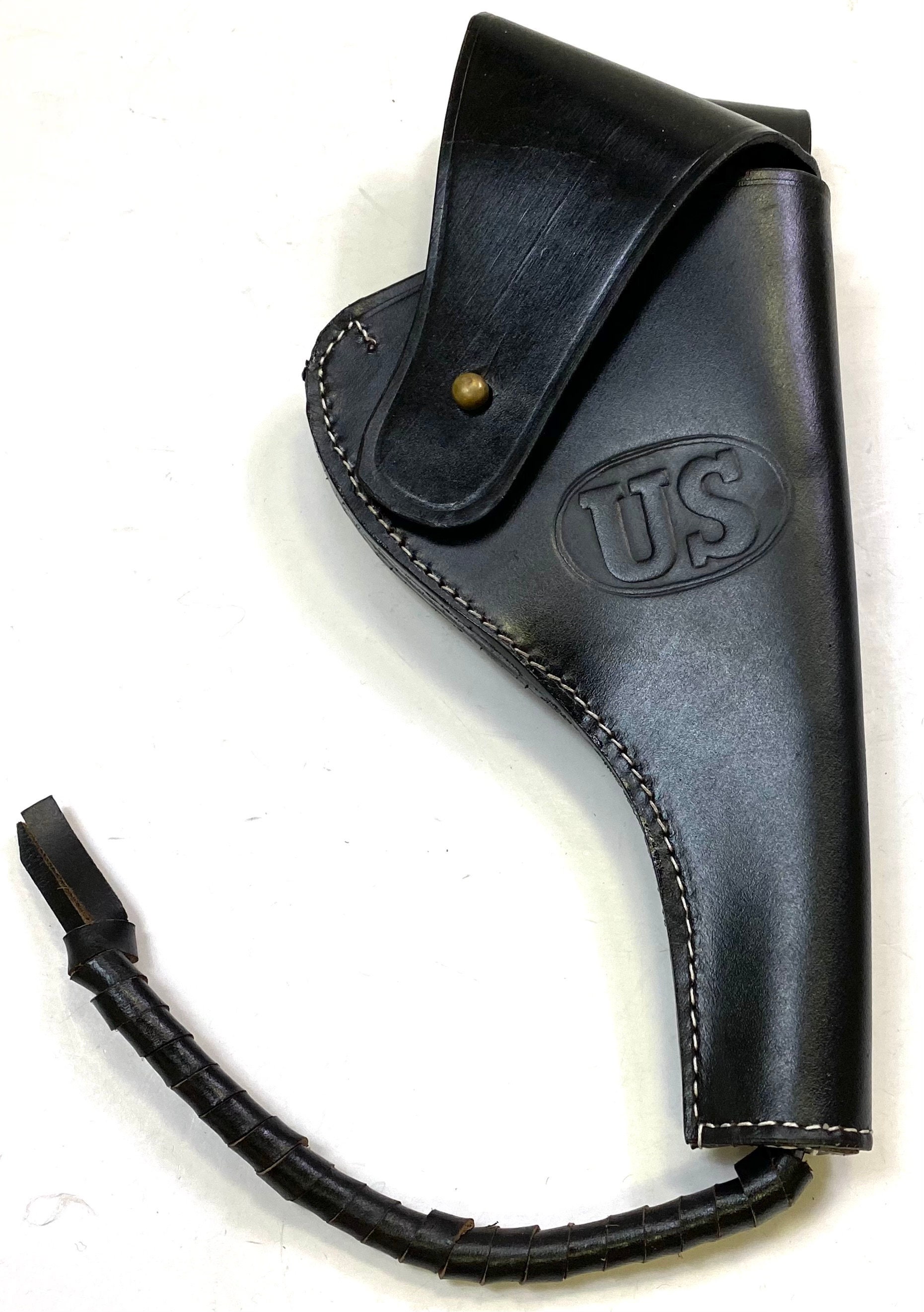 Patriotic Slash Holster, Hand Tooled Revolver Holster, Bear Claw Slash