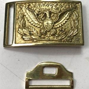 Civil War US Union Equipment NCO Field Belt Buckle